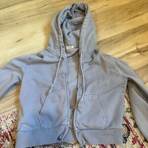 Brandy Melville crop zip up